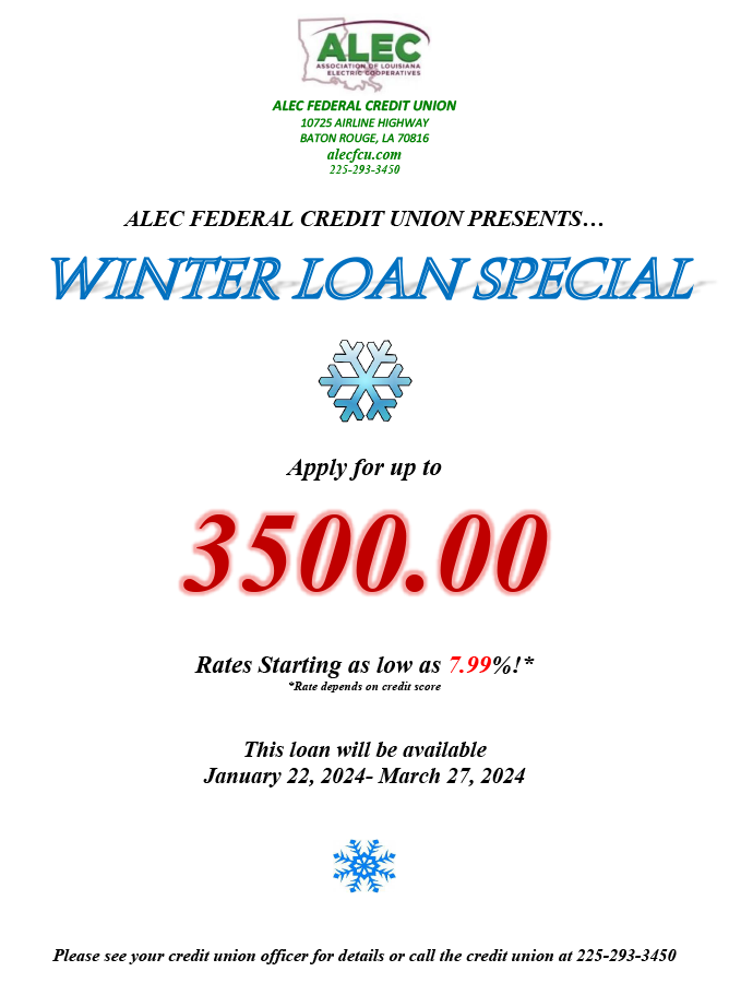 Winter Loan Special